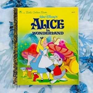 NEW Walt Disney's Alice In Wonderland A Little Golden Book